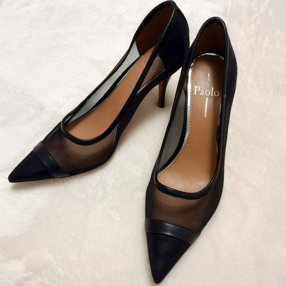 Paolo Shoes - Like NEW! Linea Paolo Persia Pointed Toe Pump Sz 7 Cushioned insole 3.5" heel
